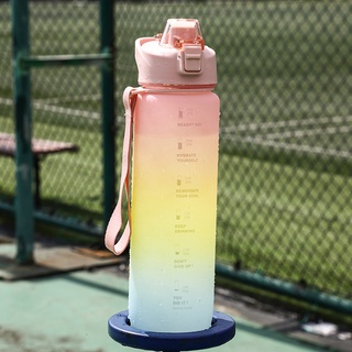 ☆精品社☆【變色水壺】1000ml 大容量 手提式 冷水壺 運動登山1L 彈蓋式隨身壺 附茶隔 冷泡茶壺