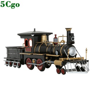 5Cgo【宅神】複古客廳模擬老式火車模型桌面擺件創意家居個性手工藝品陳列擺設t602969641034