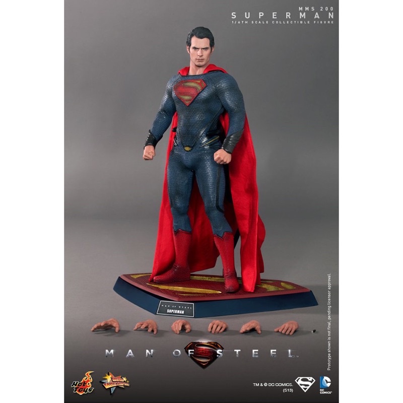 野獸國Hot toys mms200 1/6超人-鋼鐵英雄！super man