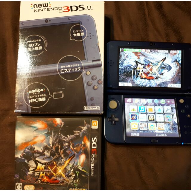 任天堂 new 3ds LL （n3dsll 3ds)加魔物獵人xx