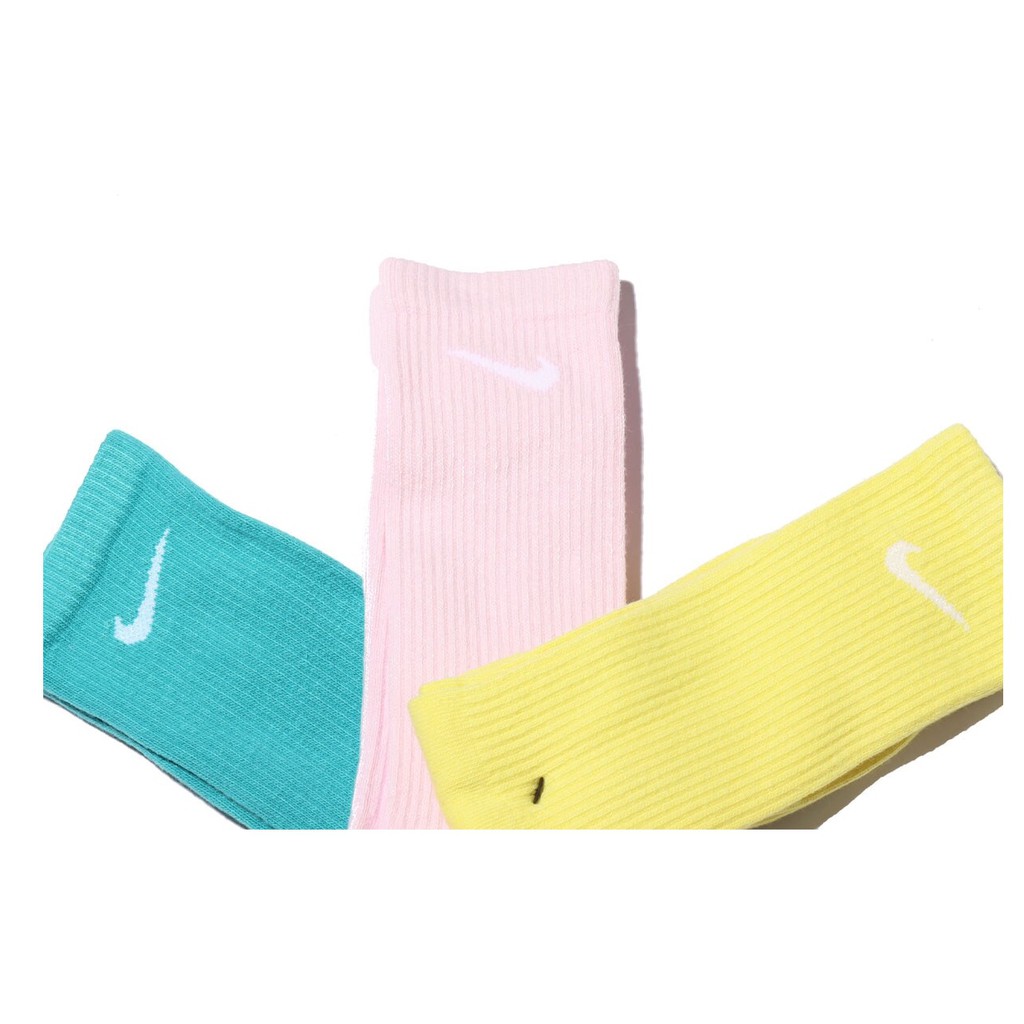 【限定期限免運 實圖】 NIKE CREW SOCK 日韓限定 三色襪 糖果襪 長襪 DC7537-901