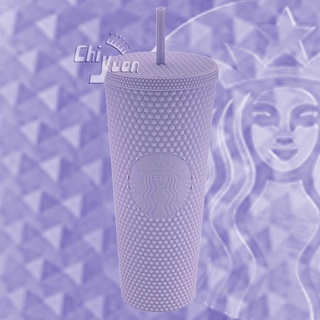 Starbucks 臺灣星巴克 2022 Bling 紫丁香 粉紫 TOGO冷水杯 24oz 隨行杯 榴槤杯 刺刺杯