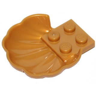 LEGO 樂高 珍珠金色 2x2 薄板 貝殼 Clam Scallop Shell 18970 6097230