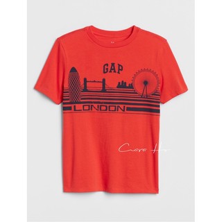 ‼️現貨 美國正品 GAP 男大童LONDON城市LOGO短T/上衣（XS）Kids Gap Logo T-Shirt