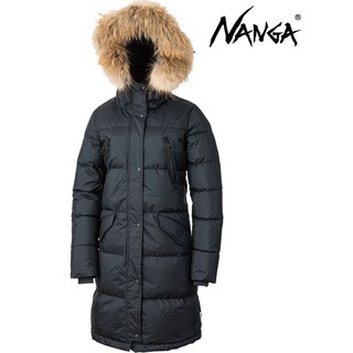 Nanga 連帽羽絨外套/長版羽絨衣/雪衣 Down Half Coat 11912 女款 BLK黑 日本製