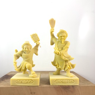 （最大尊的）七爺、 八爺、大伯、二伯公仔、廟會 模型 素體(白身)(大)公仔 精典聖像