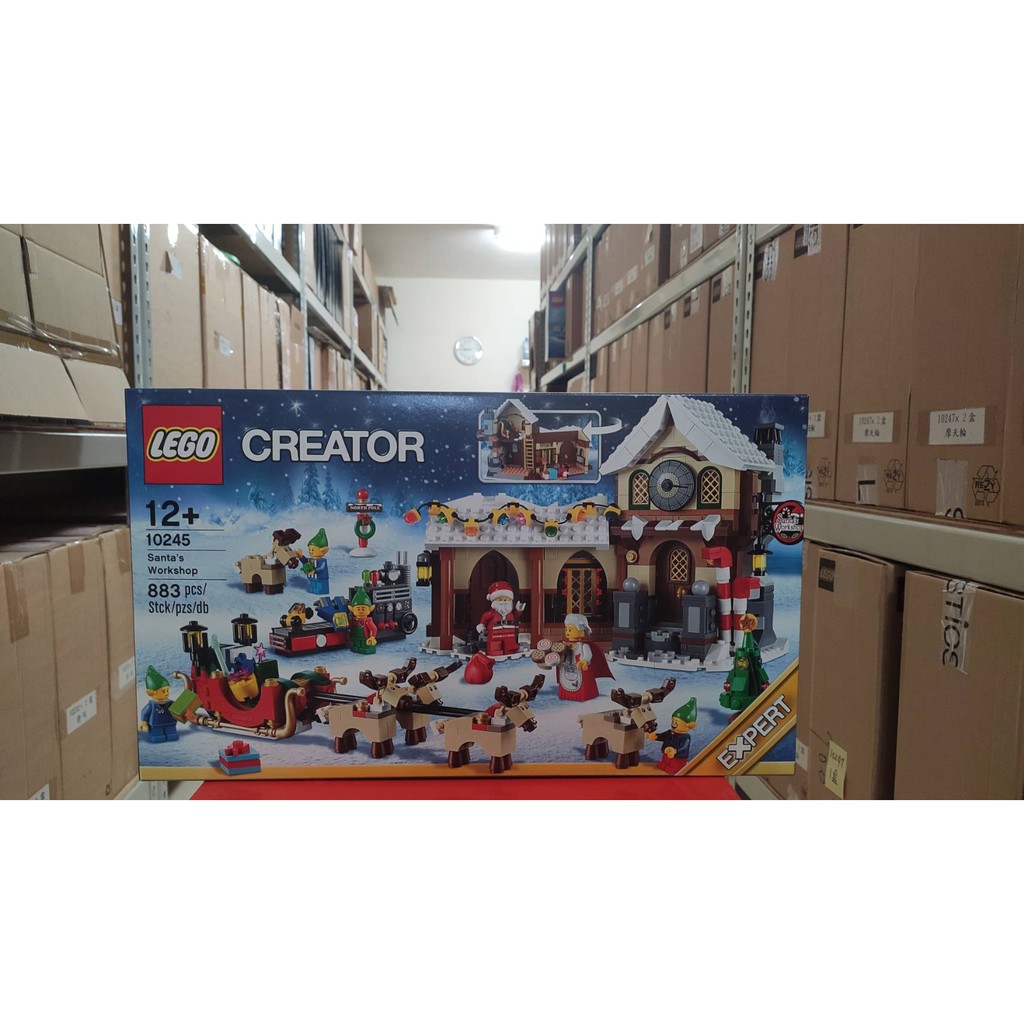 全新未拆  絕版 樂高 LEGO 10245 創意系列 聖誕老人工作室  現貨可面交