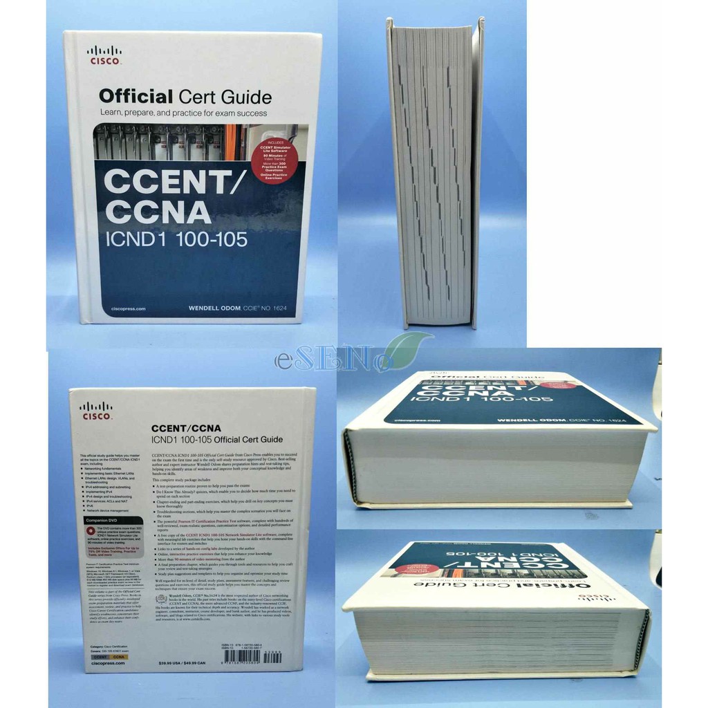Ccent Ccna Icnd1 100 105 Icnd2 0 105 Official Cert Guide 蝦皮購物