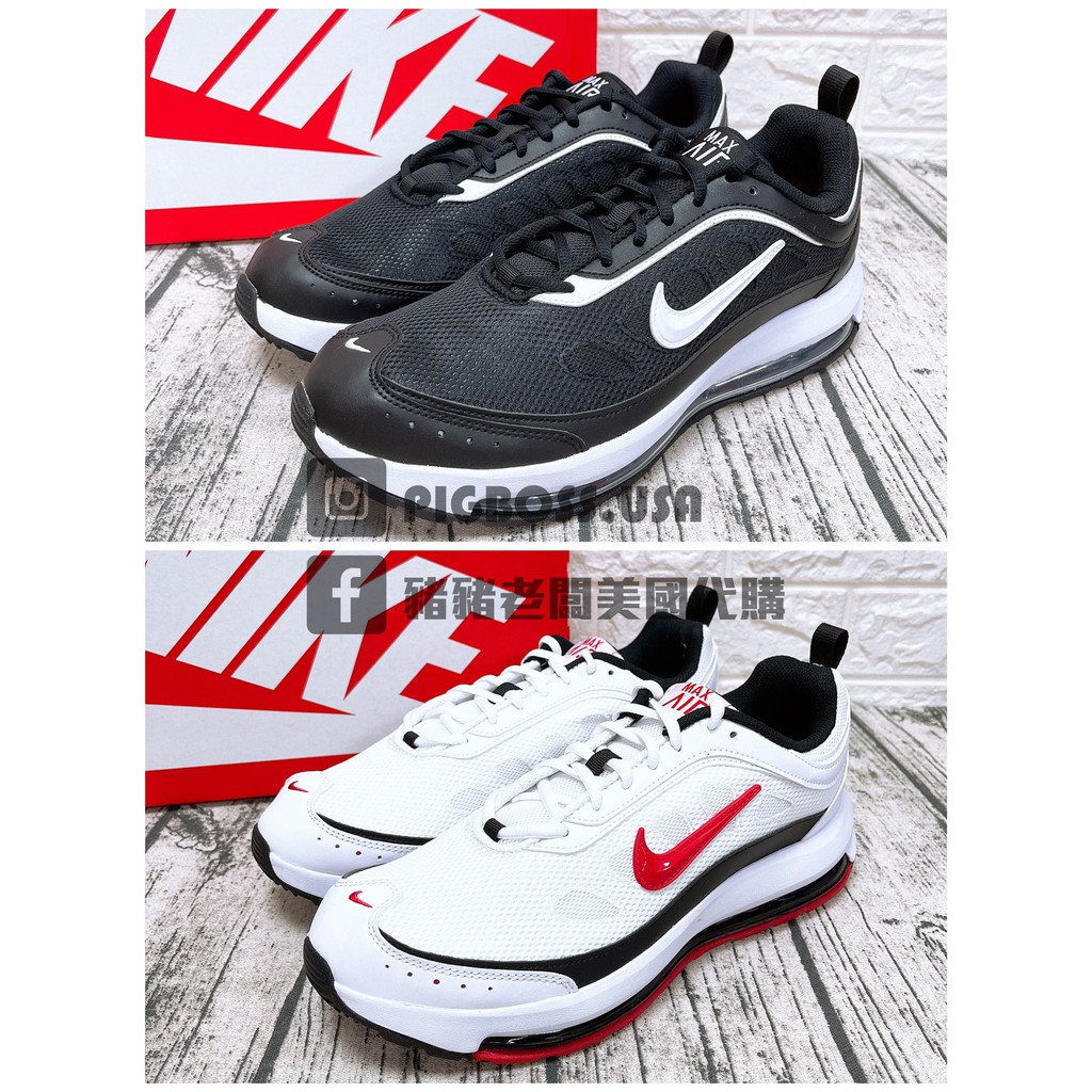 【豬豬老闆】Nike Air Max AP 經典 氣墊 慢跑鞋 男款 黑白CU4826-002 白紅CU4826-101