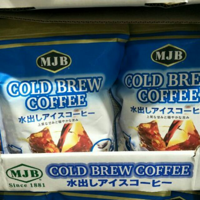 MJB COLD BREW COFFEE 冷泡咖啡濾泡包每包18公克*40包#126788好市多代購 #530#