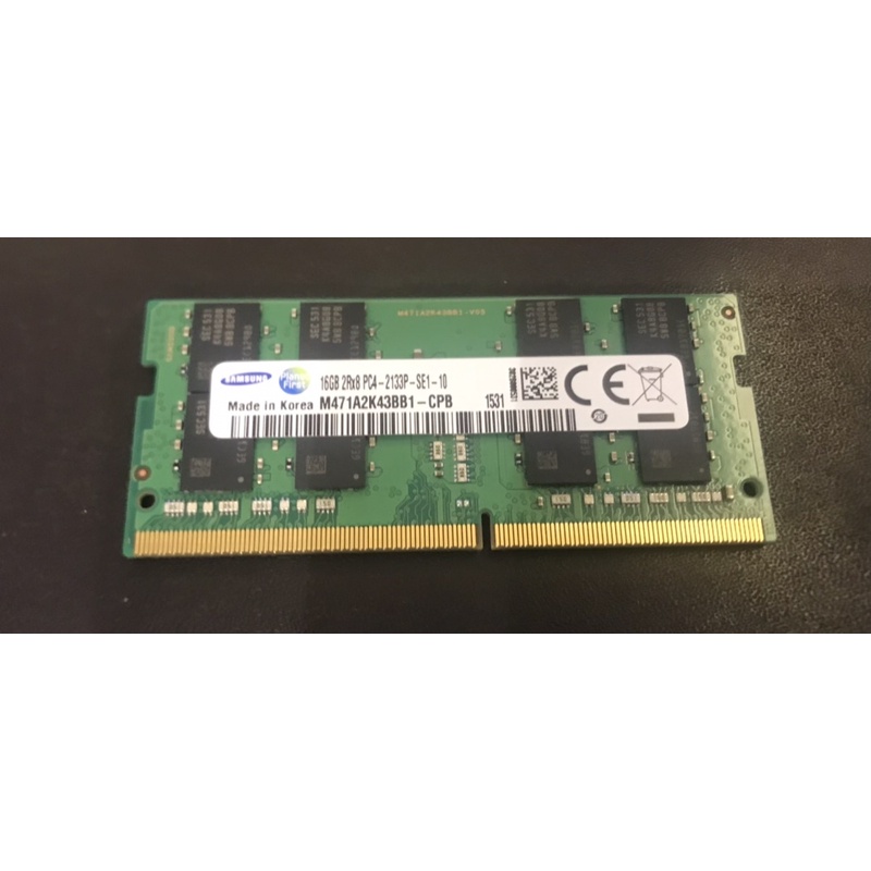[二手良品] Samsung 三星DDR4 16G 2133P 筆電用記憶體
