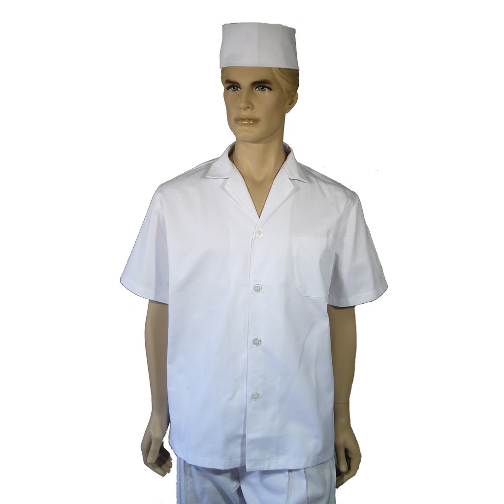 A117國民領短袖廚師服中餐廚師服中餐檢定廚師服廚服衛生服 蝦皮購物