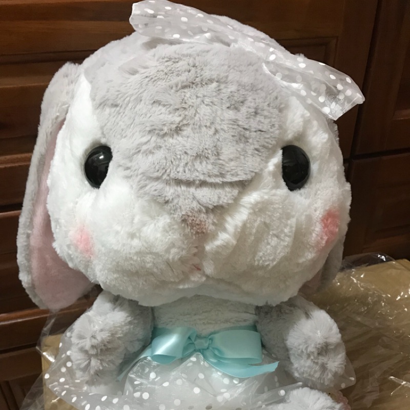 Toreba 日本空運 正版 景品 Pote USA Loppy 大型 兔子 蕾絲裙 公仔 玩偶 娃娃 垂耳兔