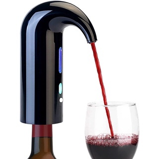 電子醒酒器 一鍵式多功能紅酒起泡器 電動葡萄酒 倒酒器 自動分酒器和倒酒器 葡萄酒禮品 適合家用 禮品 聚會 派對