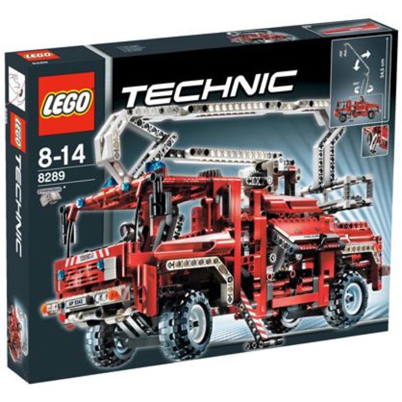 [玩樂高手附發票] 樂高 LEGO 8289 Fire Truck  (盒損視為無盒)