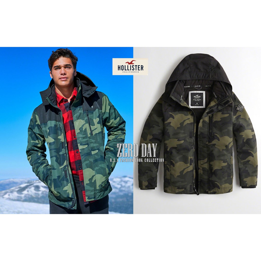 hollister camouflage jacket