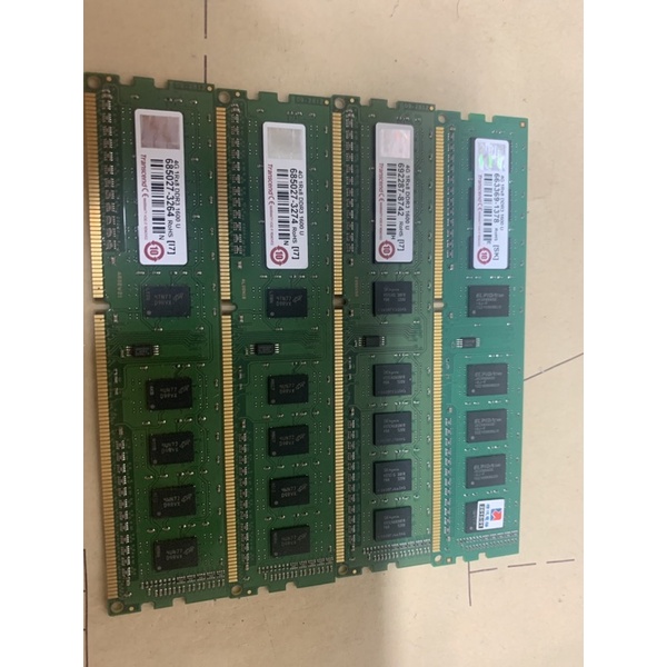 創見 DDR3 1600 4G 單面 記憶體