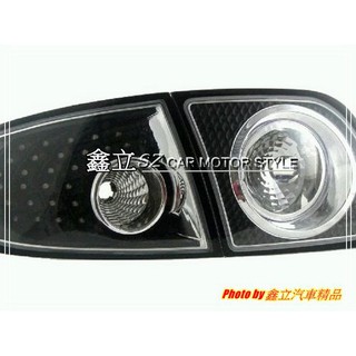 ※ 鑫立汽車精品 ※ MAZDA3 04-08 4D專用 透明黑底 滿天星款 LED尾燈 尾燈 台製