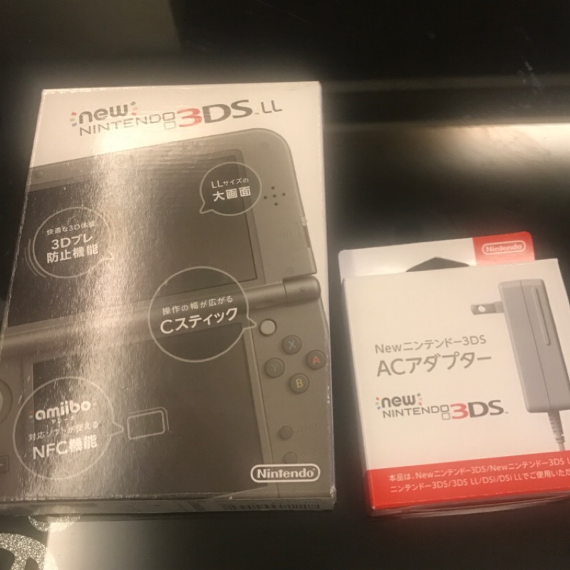 New 3DS LL（含充電器）日規機，無改機