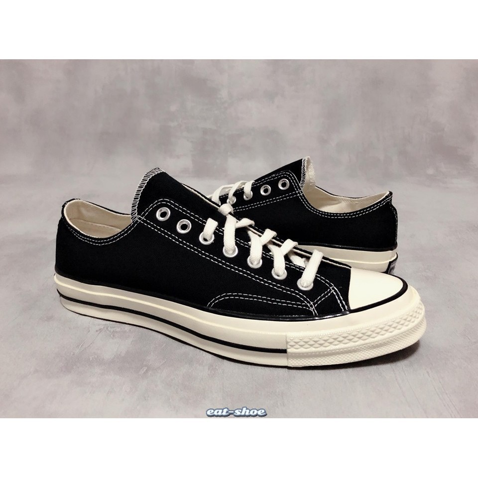 現貨 CONVERSE CHUCK TAYLOR 1970S OX 黑色 三星標 低筒 帆布 男女鞋 162058C