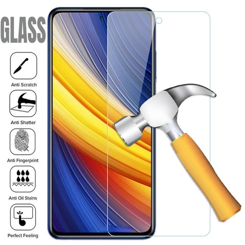 XIAOMI 適用於小米 Poco M3 Pro Pocophone F1 F2 M2 Pro 玻璃的 9H 保護玻璃