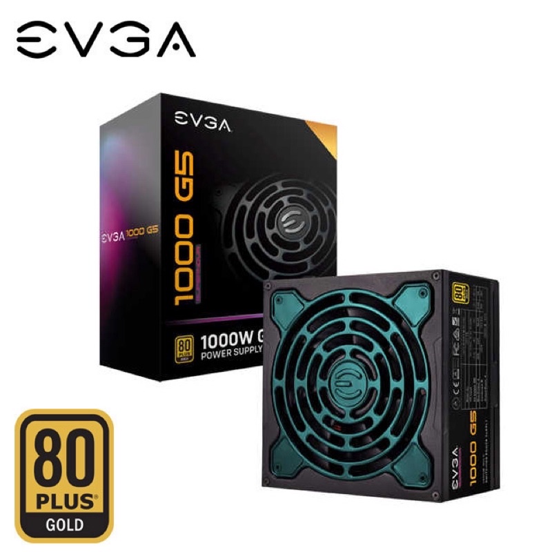 全新未拆未註冊 艾維克 EVGA G5 1000W 80PLUS 金牌 電源供應器 現貨供應