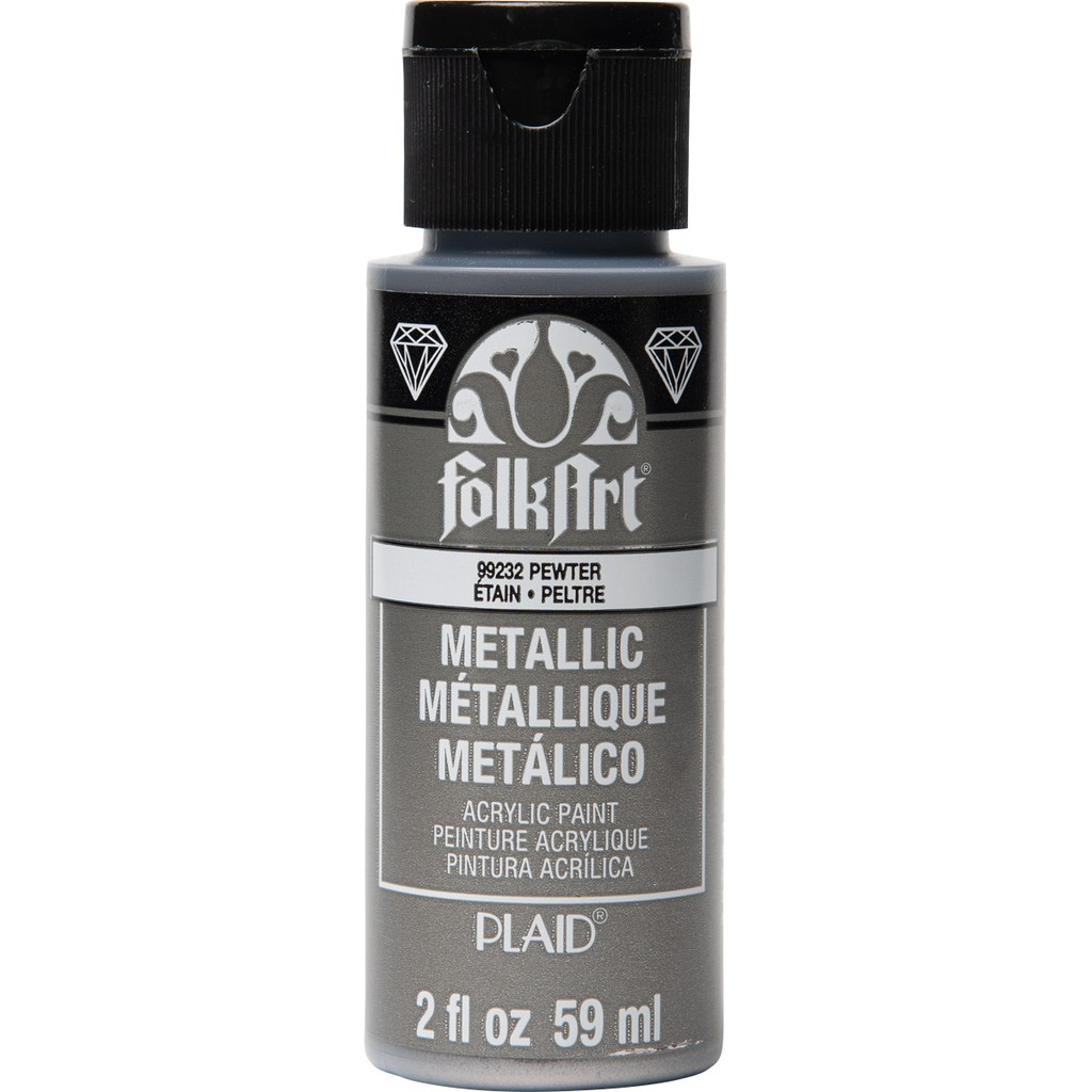 Folkart 錫鑞色59 Ml Metallic 金屬壓克力顏料 99232 美國 蝦皮購物