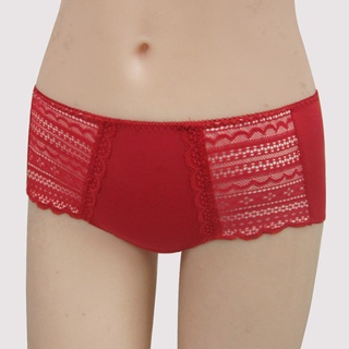 【瑪登瑪朵】S-Select 包覆 低腰平口萊克褲(蜜月紅)