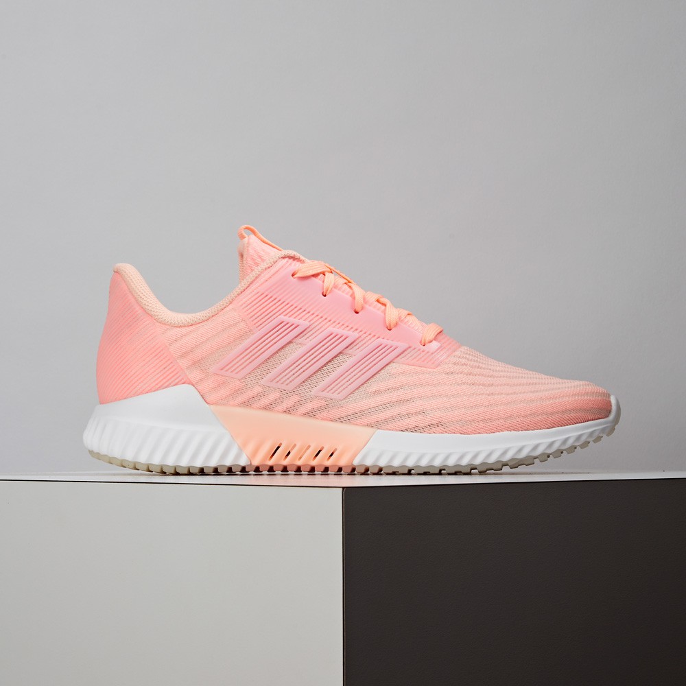 Adidas Climacool 2.0 W 女款 粉橘 編織 透氣 舒適 避震 運動 慢跑鞋 B75853