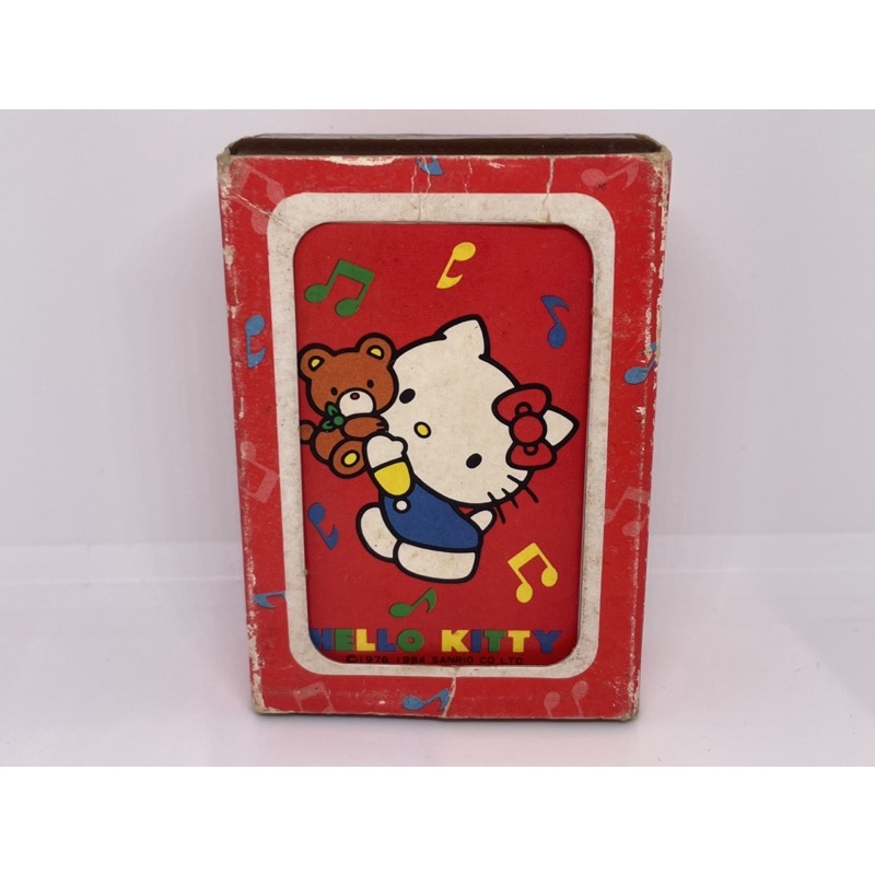 1984 早期 收藏 三麗鷗 Hello Kitty 撲克牌