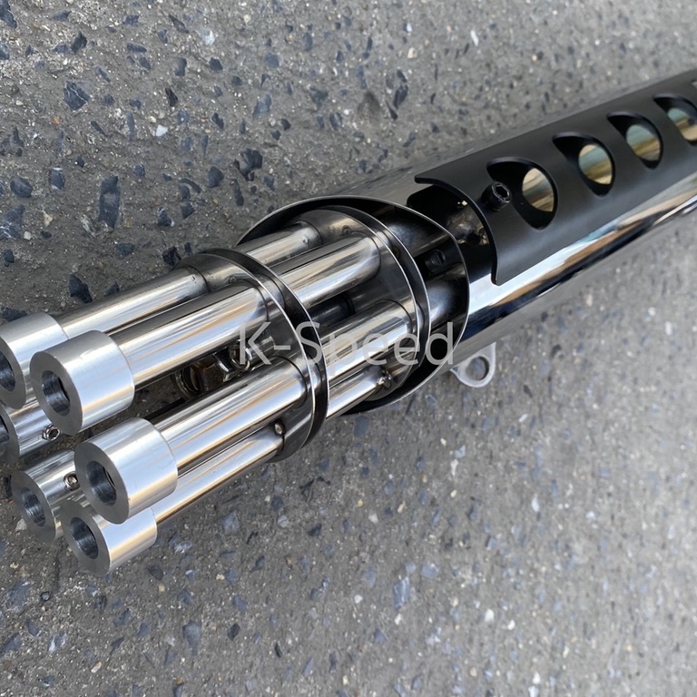 預購 K SPEED 排氣管 機槍 造型 CT125  機槍形狀 機槍管