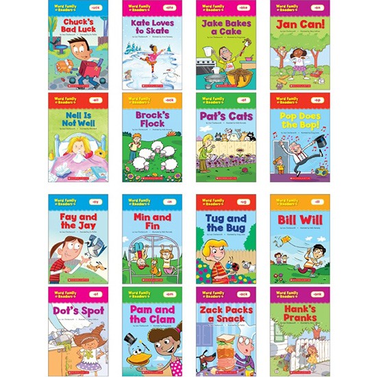 Scholastic word family readers set 16 