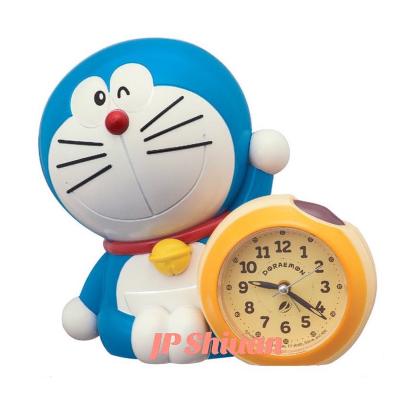 *現貨*日本 Doraemon 多啦A夢 造型時鐘 鬧鐘 雙模式 音樂 鈴聲 音量控制 小叮噹