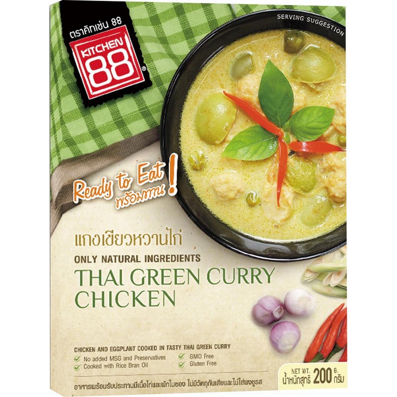 Kitchen88泰式綠咖哩雞200g克 x 1【家樂福】