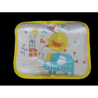 黃色小鴨 涼感冰絲嬰幼兒定型枕 33*26*2.5公分 810784