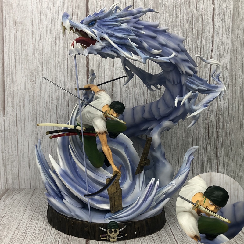 海賊殿堂 海賊王gk 龍捲風索隆阿修羅九刀流限量雕像模型擺件公仔草帽海賊團 蝦皮購物