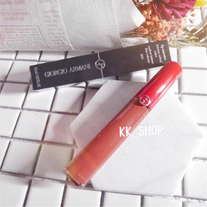 現貨Giorgio Armani Lip Maestro奢華訂製唇萃#200#Terra#ga200