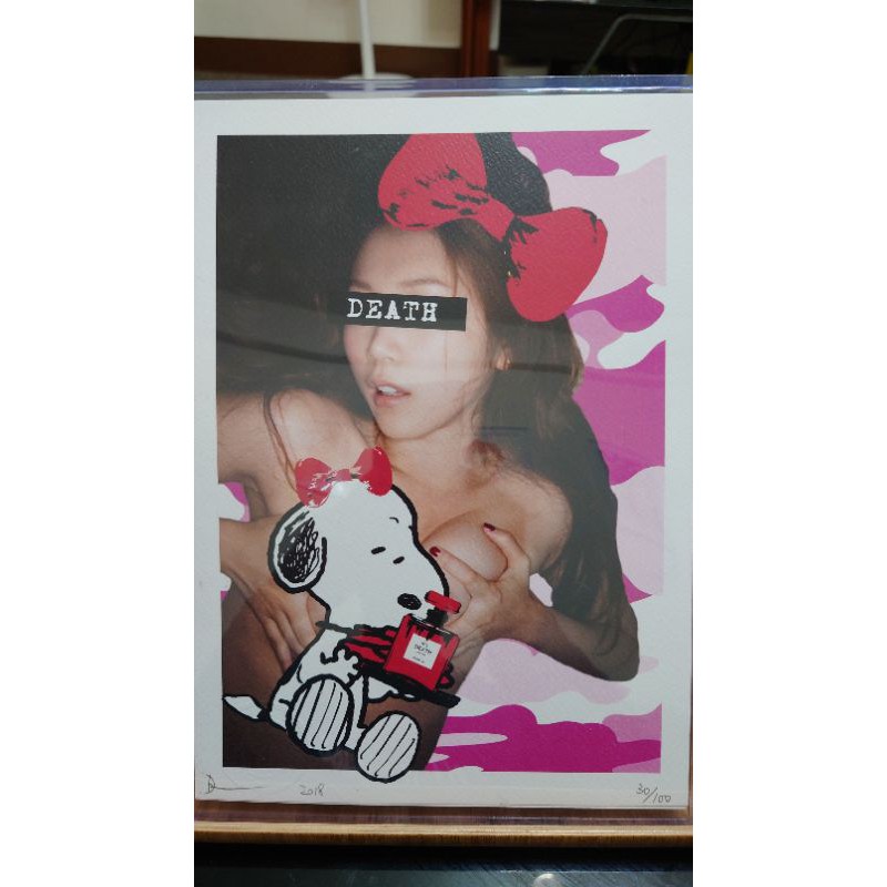 DEATH NYC 2020 限量版畫奈良美智草間彌生NIKE 村上隆KAWS