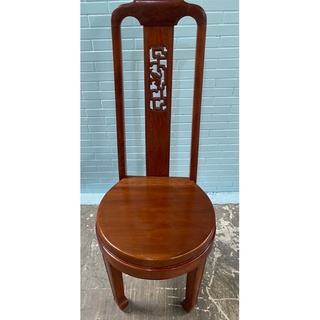 A2960 [家之家二手家具] 老件雕花實木椅 實木椅 全實木椅靠背椅 雕花實木椅