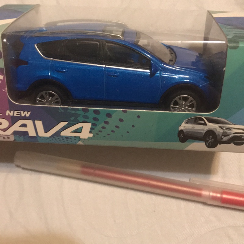 TOYOTA AlL NEW RAV4 LED 迴力車 模型車 玩具車