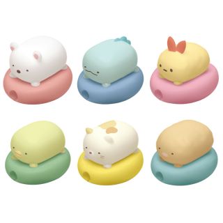 【免運】日本 San-X 角落生物 趴姿公仔 傳輸線頭 保護套