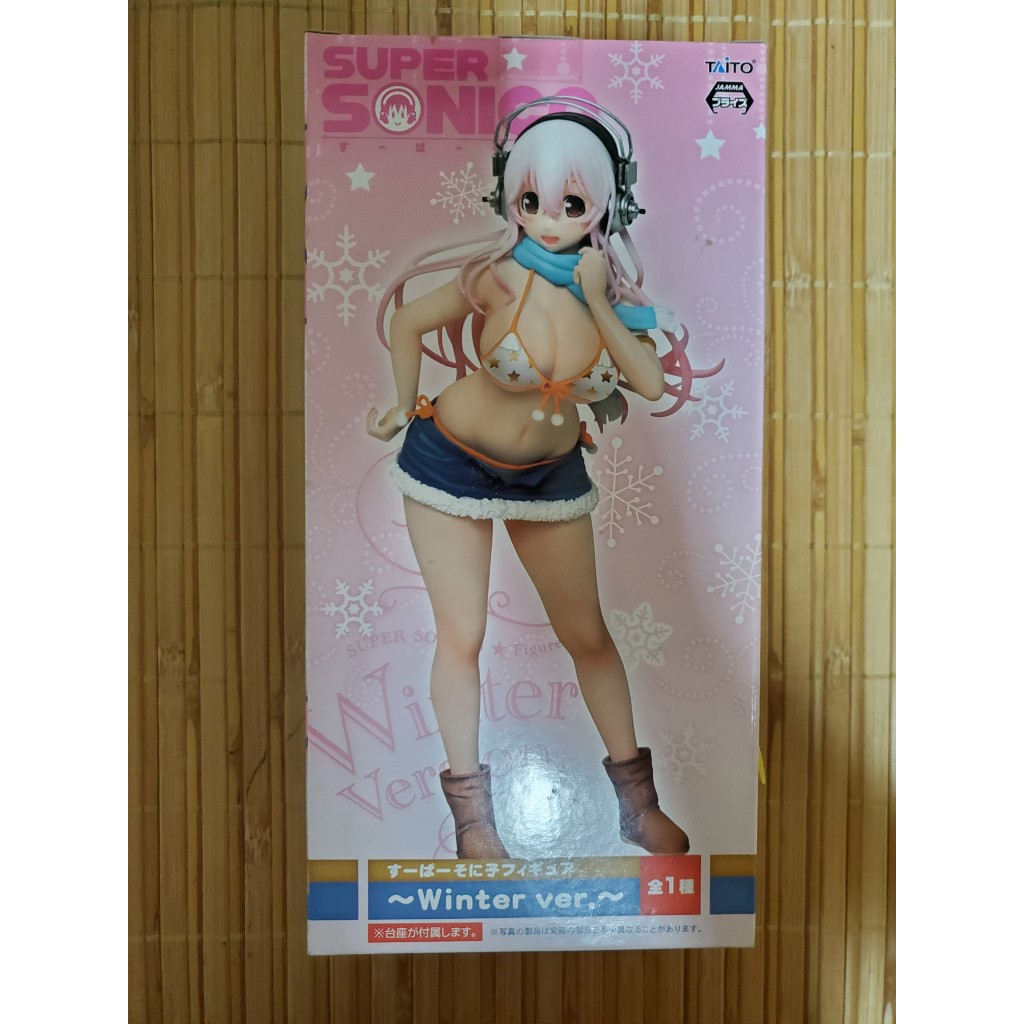 [收藏出清]  TAITO PVC Super Sonico 超音速子 索尼子 冬季版 Winter Ver.、全新未拆