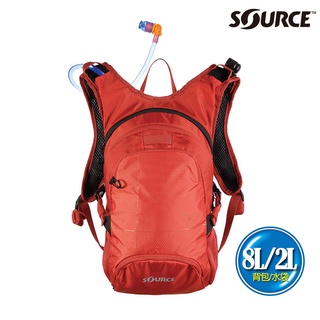 Source 戶外健行水袋揹包 Fuse 8L 2054129108｜橘色｜登山 單車 自行車 腳踏車 越野跑 補水