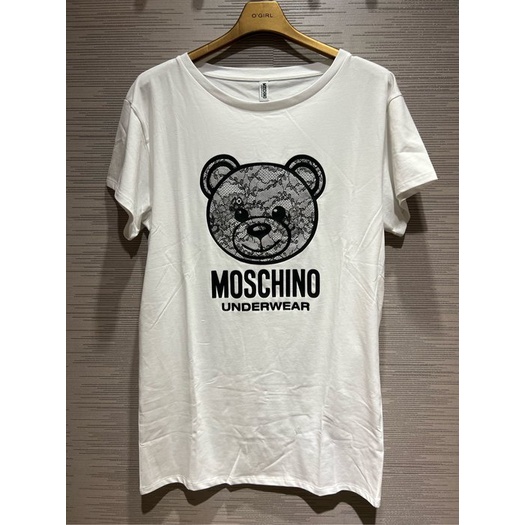 MOSCHINO LOGO 熊 長版T 連身裙