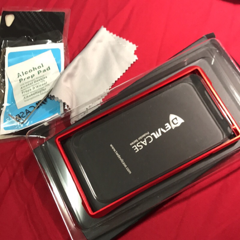 (二手）SONY Z1 DEVIL手機殼 紅色