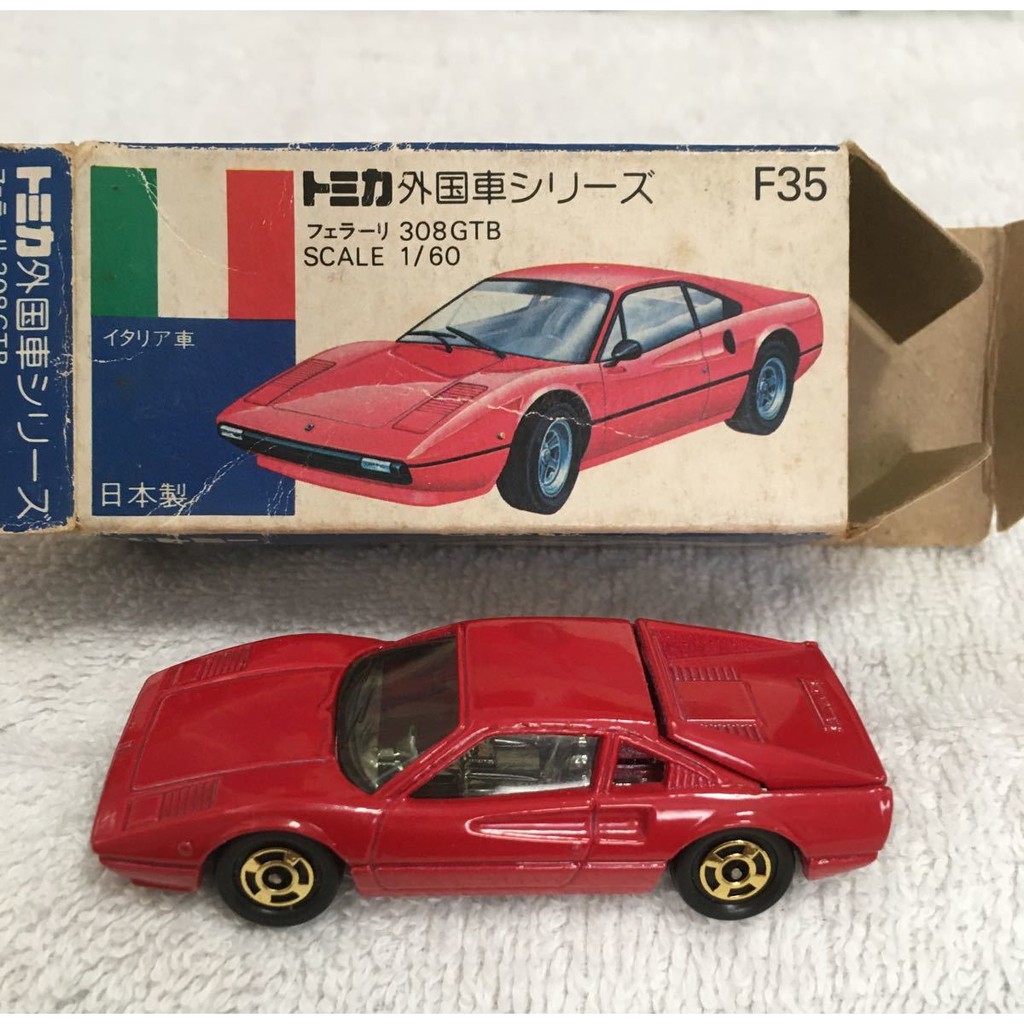 型號 Tomica Foreign F35 Ferrari 308 GTB 日本製造(超稀有)