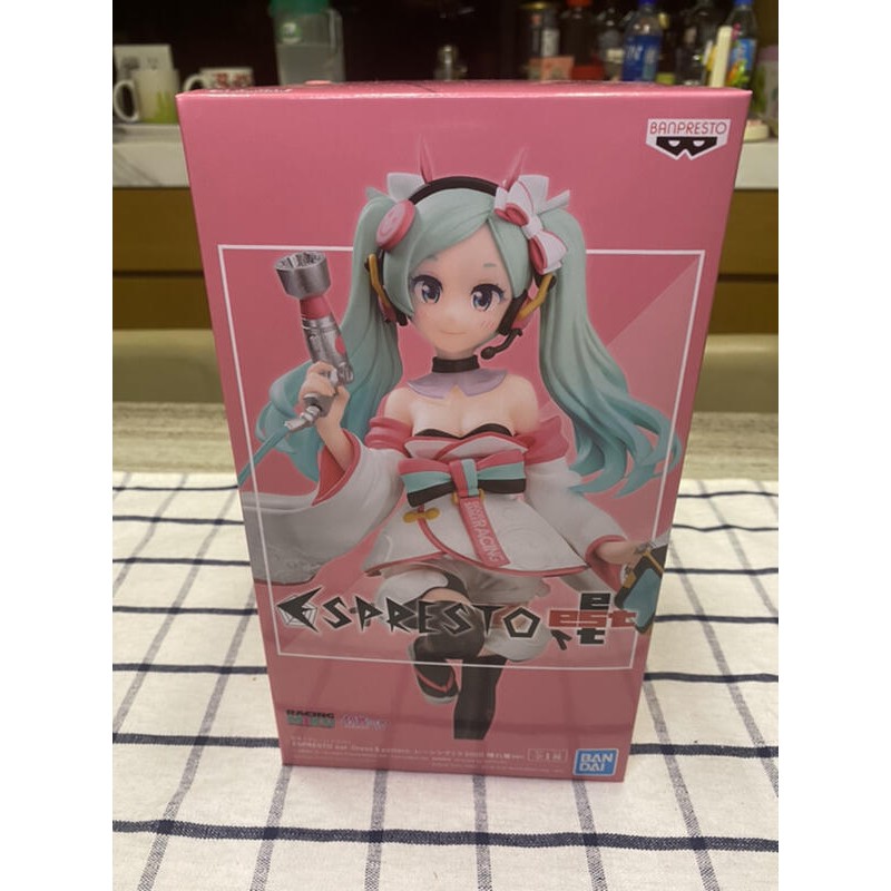 玩日藏 現貨 景品 初音未來 初音 賽車手 EST Dress＆pattern 2020 盛裝 18CM 7月 代理版