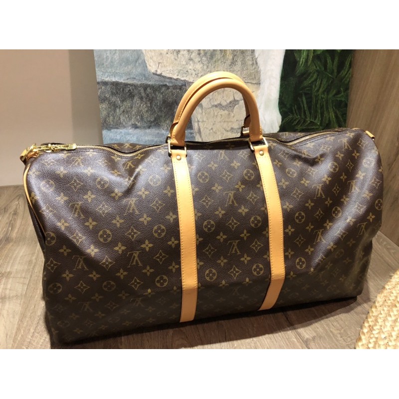 Louis Vuitton Keepall 60 Brown Leather ref.872266 - Joli Closet