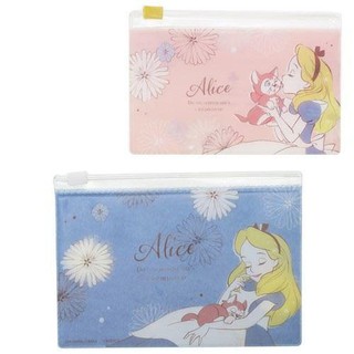 大賀屋 迪士尼 夾鏈 收納袋 2款 證件 小物收納 愛麗絲 小美人魚 奇奇 蒂蒂 三眼怪 日貨 正版 J00030329