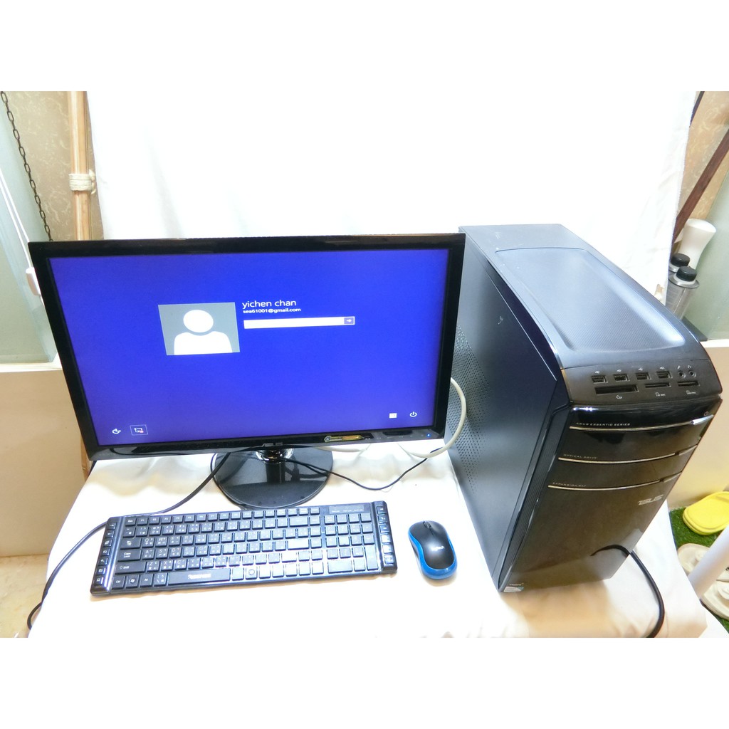 (y) ASUS CM6830 桌上型電腦+ VS247 24型液晶螢幕
